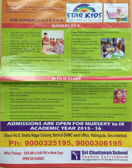 Sri Chaitanya School-2