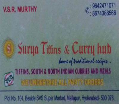 Surya Tiffins & Curry Hub-1